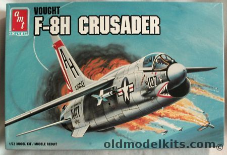 AMT 1/72 Vought F-8H Crusader - US Navy VFP-63 and VF-111 USS Ticonderoga, 8809 plastic model kit